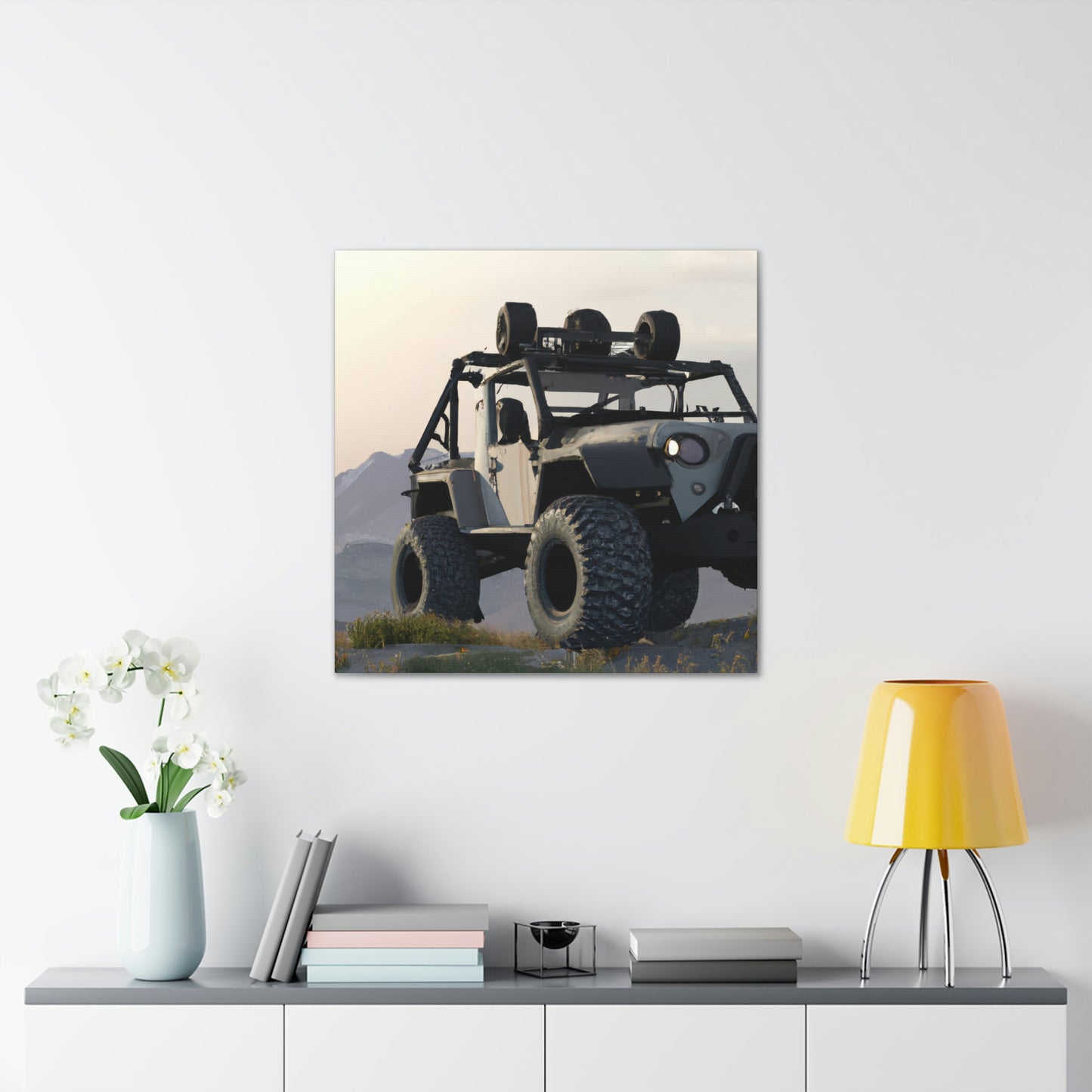 Dave Miller Automotive Digital Art- Canvas