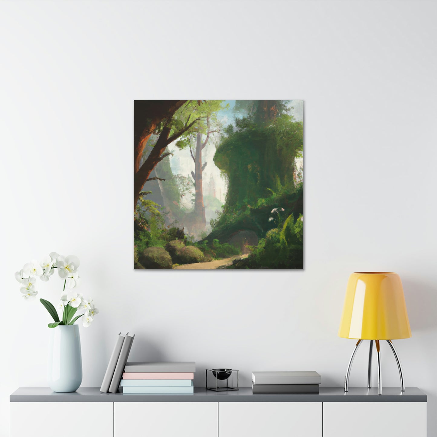 Jade Shadow Forest Artist - Canvas