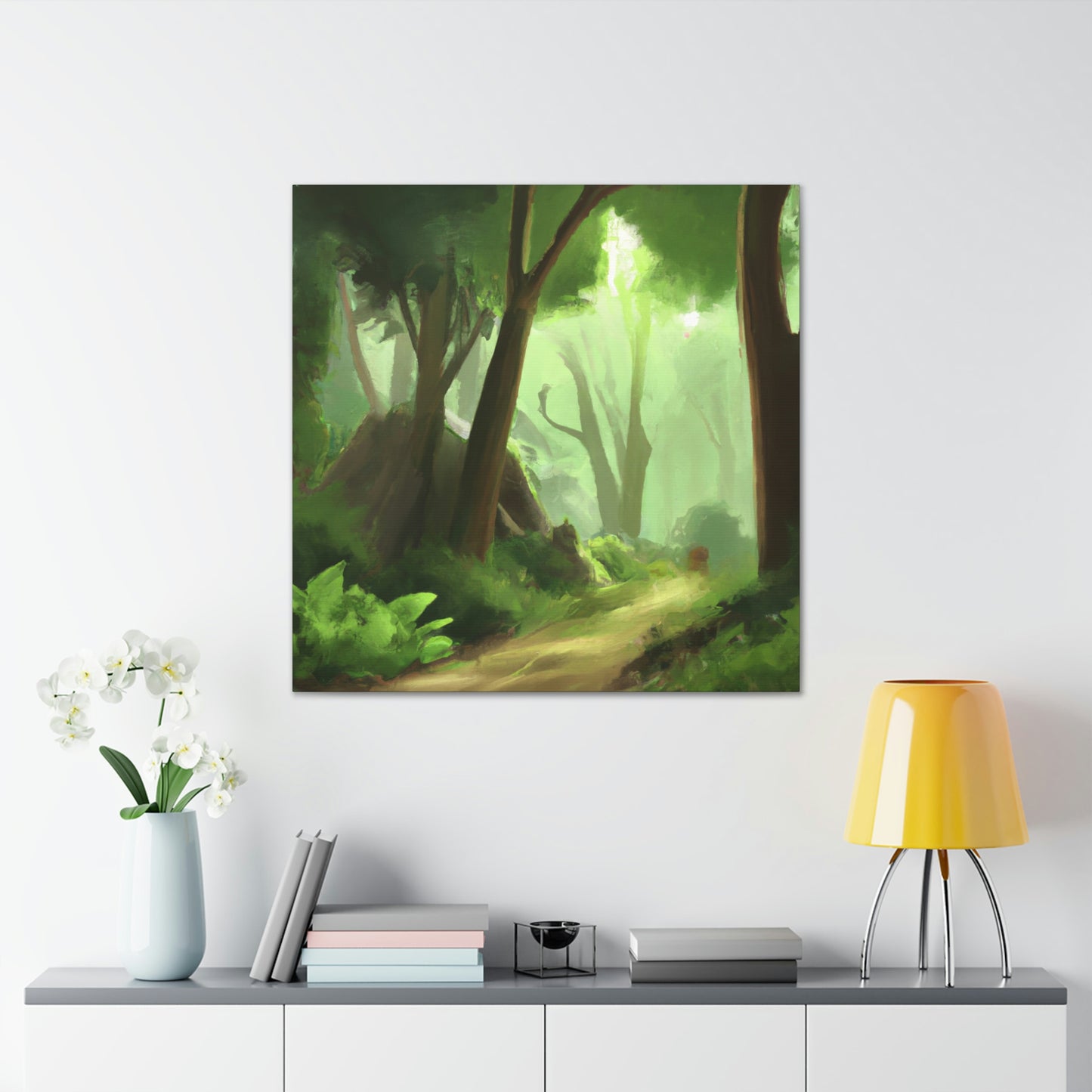 Green Forest Artist – Aurora Flashwood. - Canvas