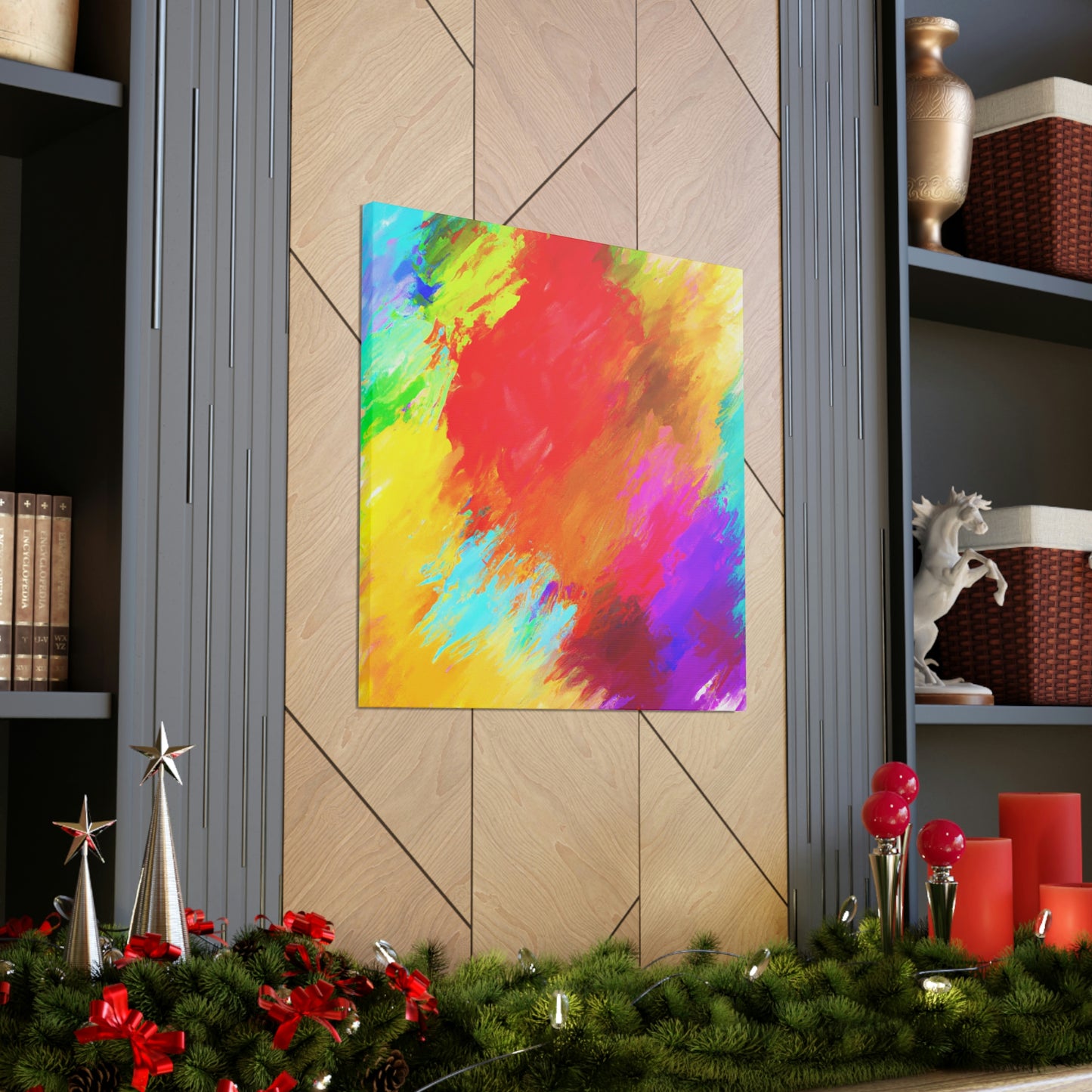 Rainbow Joy- Canvas