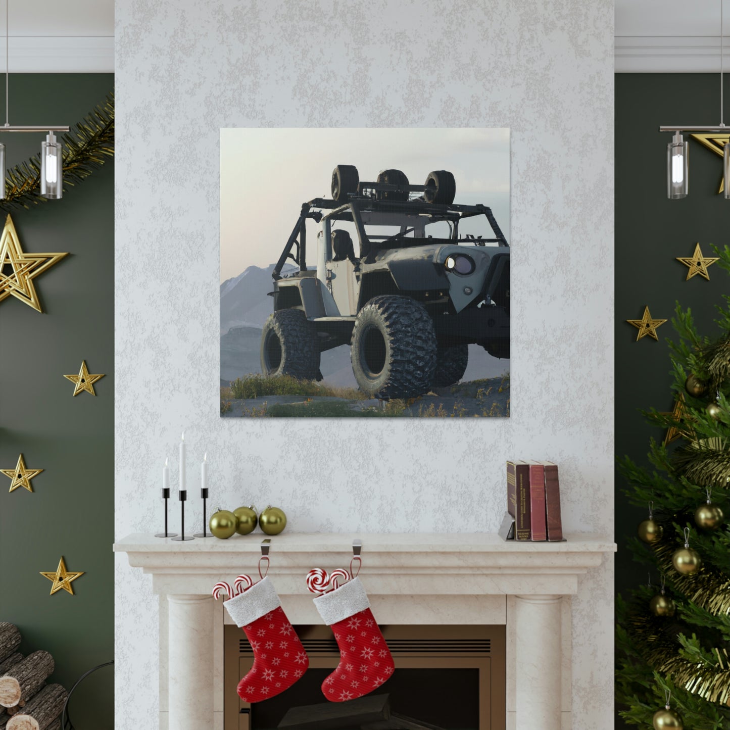 Dave Miller Automotive Digital Art- Canvas