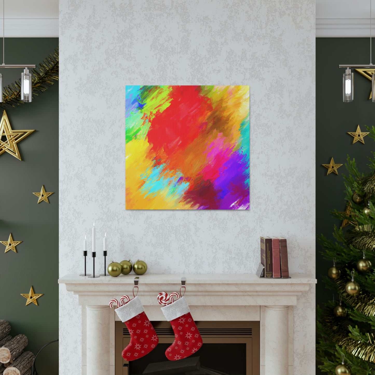 Rainbow Joy- Canvas