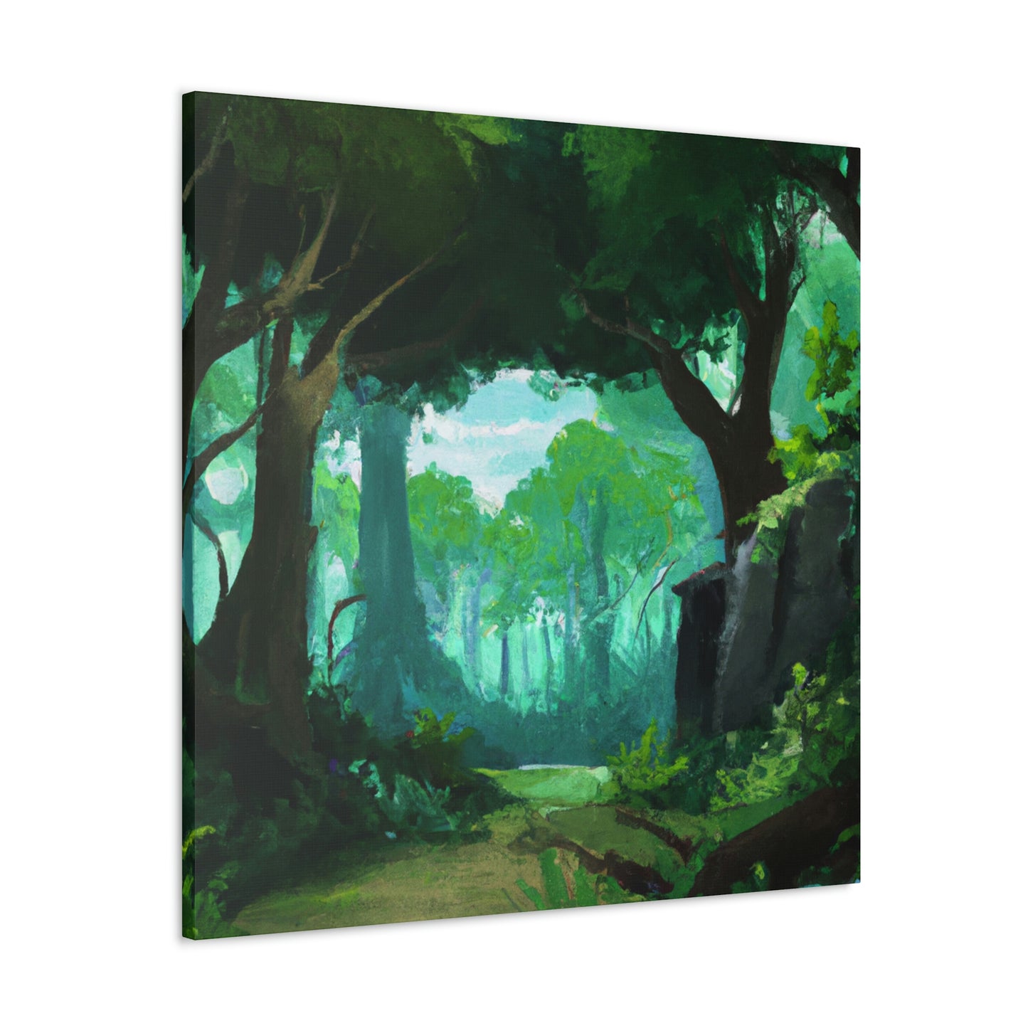 Malia Choi forest art - Canvas