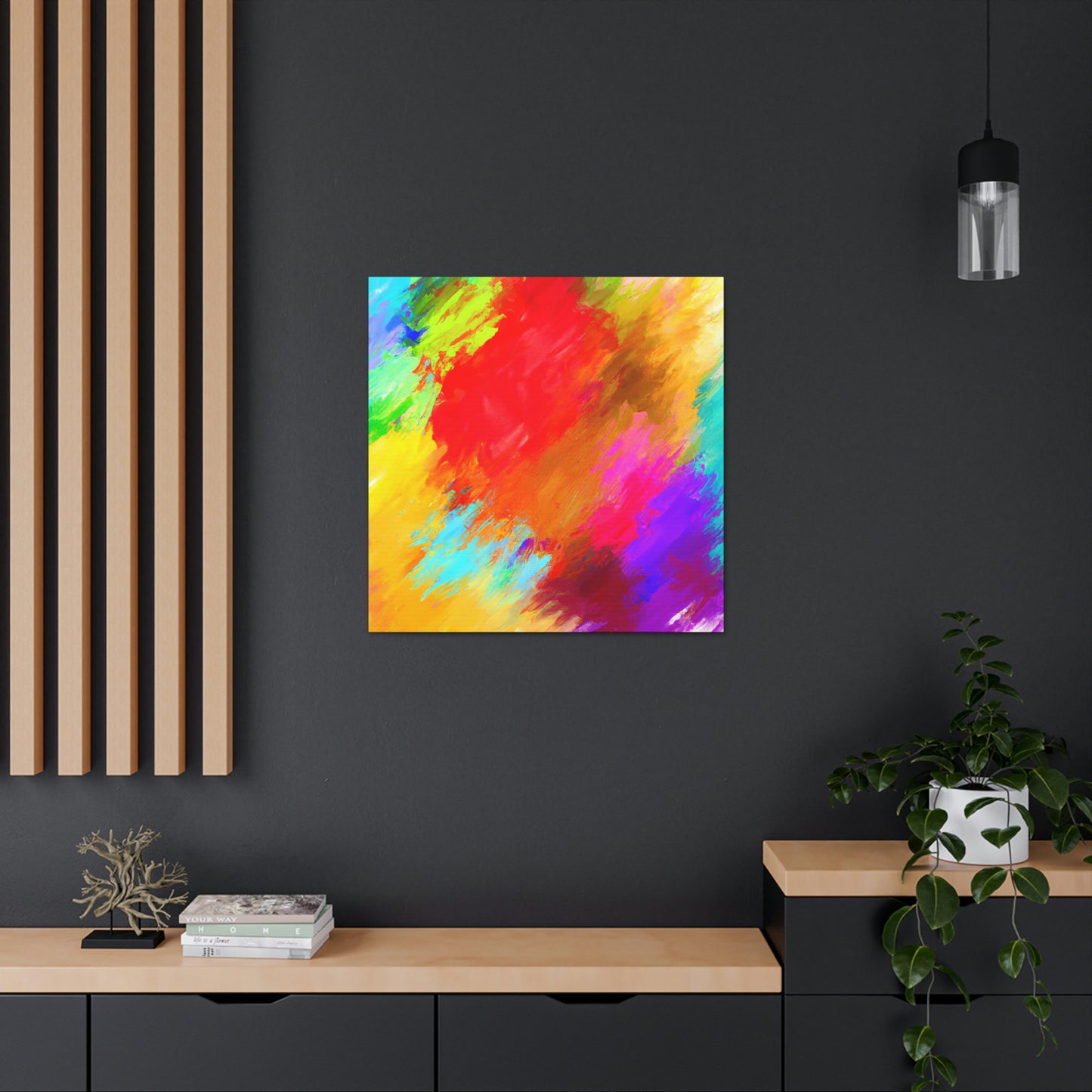 Rainbow Joy- Canvas