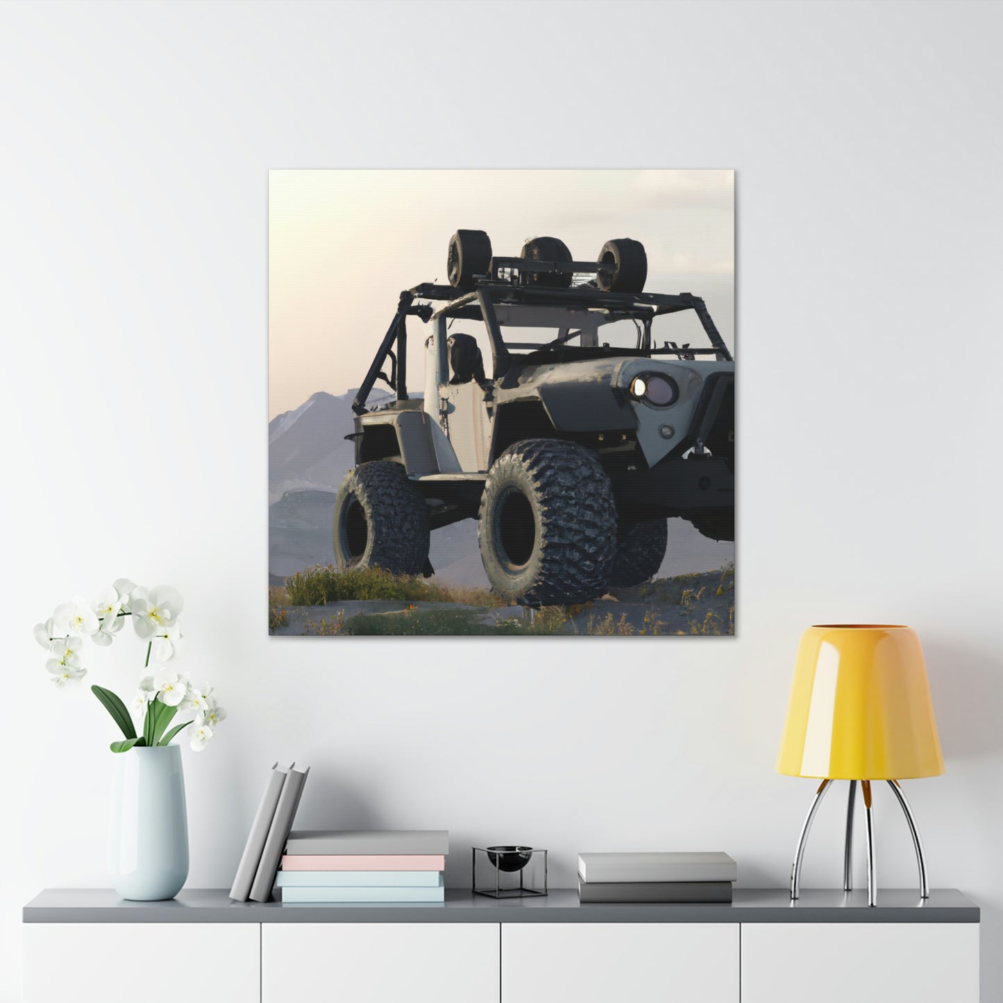 Dave Miller Automotive Digital Art- Canvas