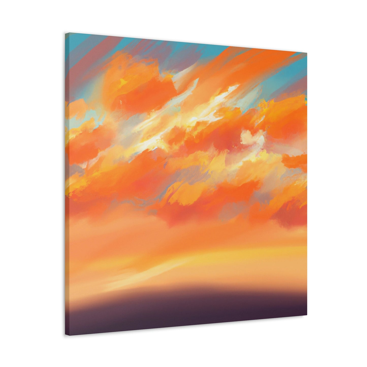 Digital Sunset Artist - Violet Dawn- Canvas