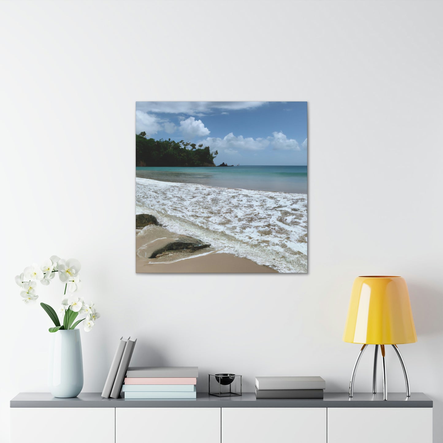 Coral Beach Imagery by Maria San Martin- Canvas