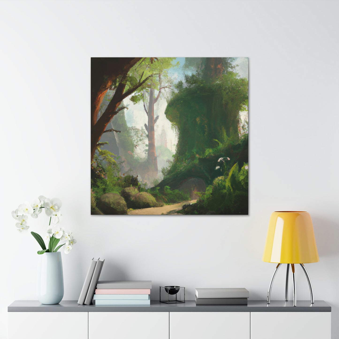 Jade Shadow Forest Artist - Canvas